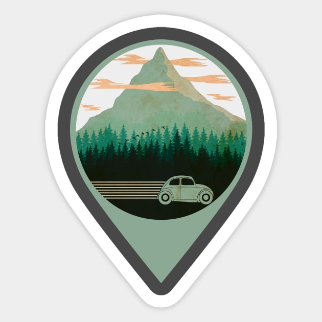 adventure Sticker by teemarket